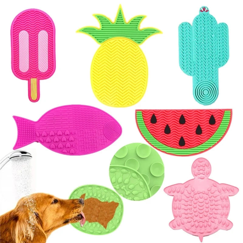 Pet Cat And Dog Slow Food Bowl, Anti-choking Thickened And Non-slip Multiple Colors and Shapes