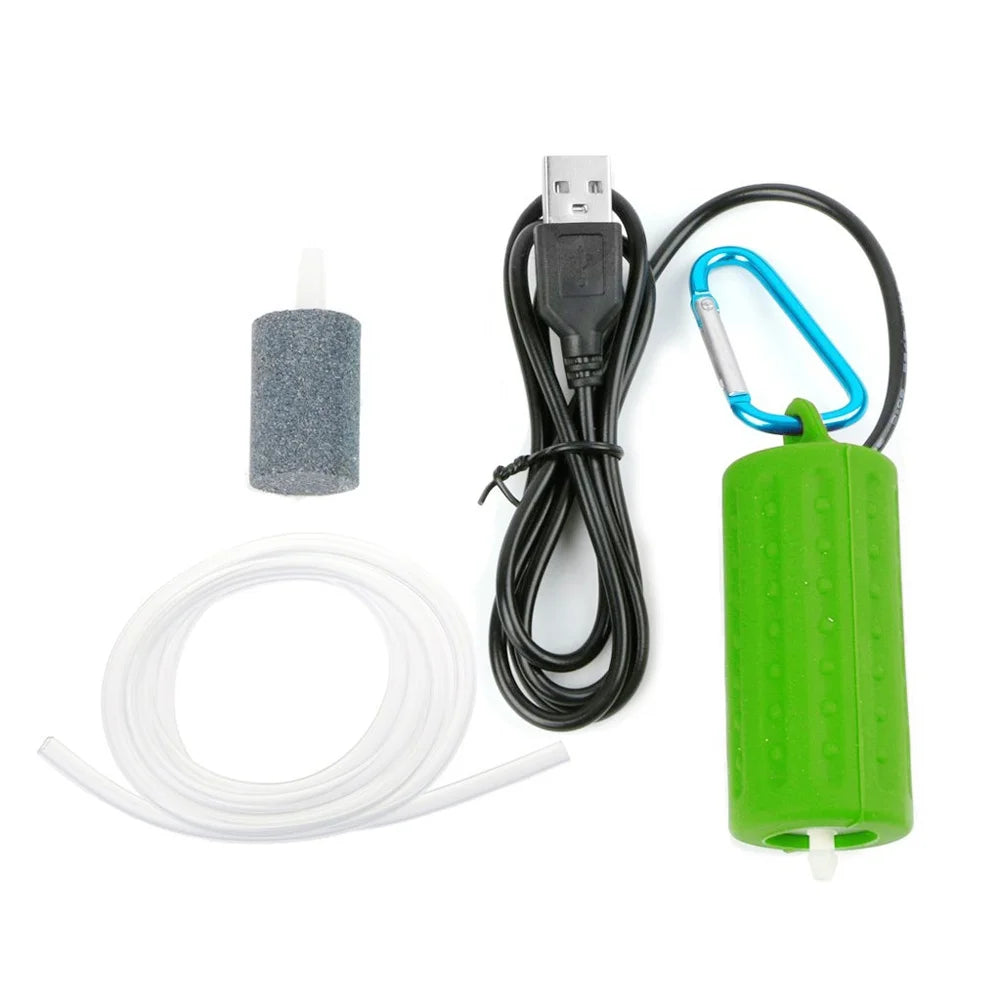 Aquarium Air Pump | Small USB Portable Motor | Energy Saving