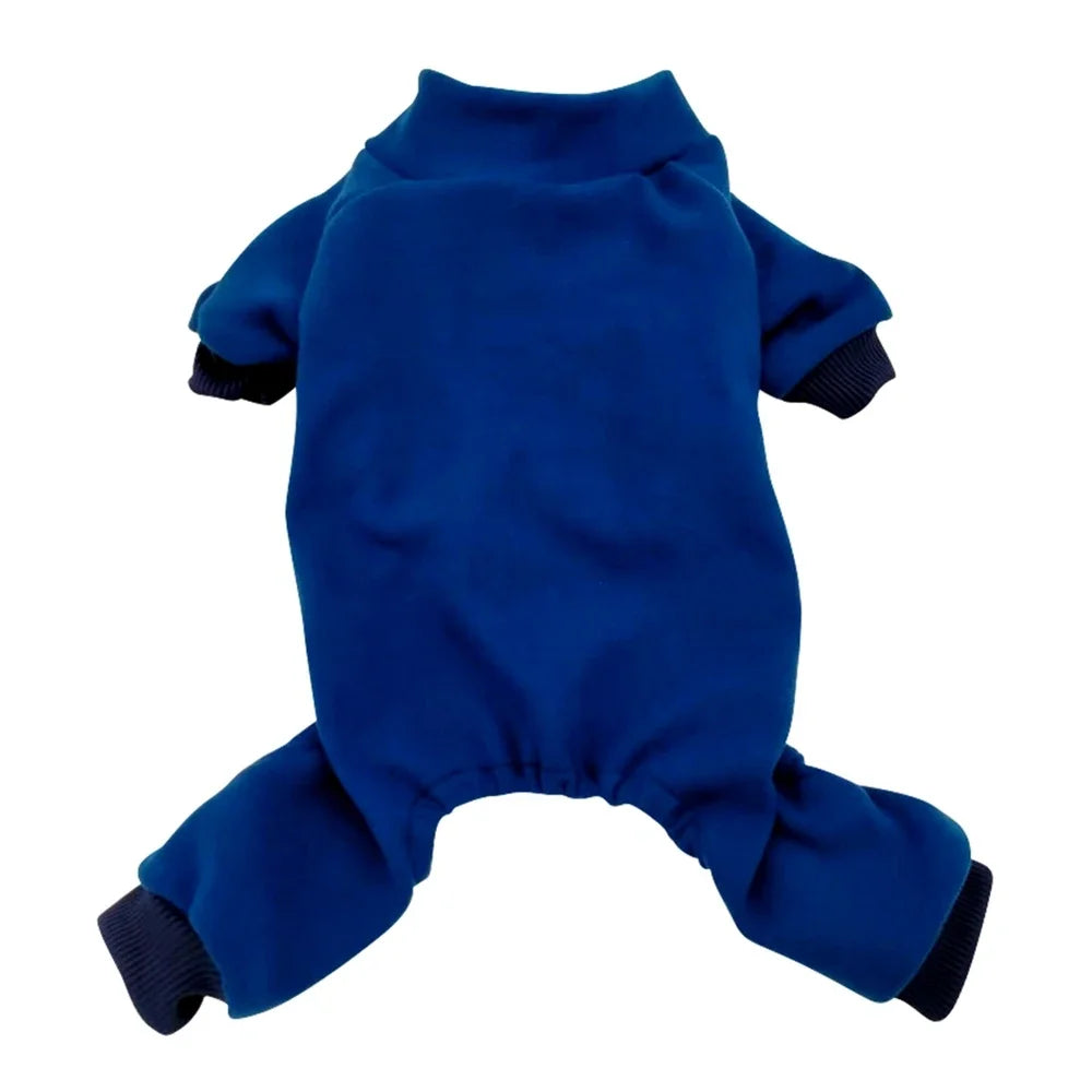 Winter Fleece Dog Pajamas Clothes For Small/Medium Dogs and  Cats