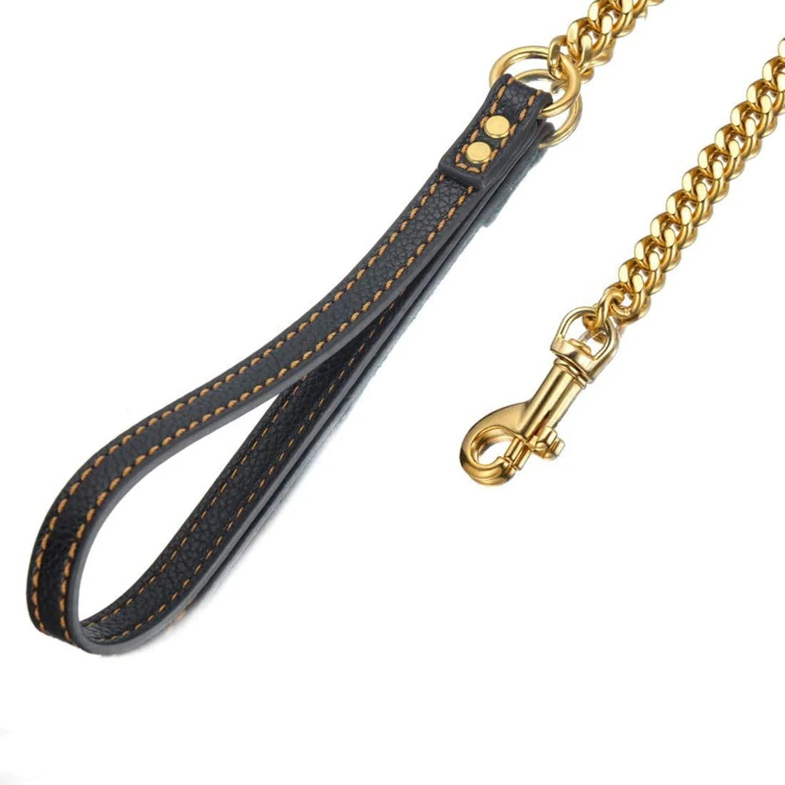 Stainless Chain Large Collar  Dogs Medium | Small Steel Gold  link for  Walking/Training