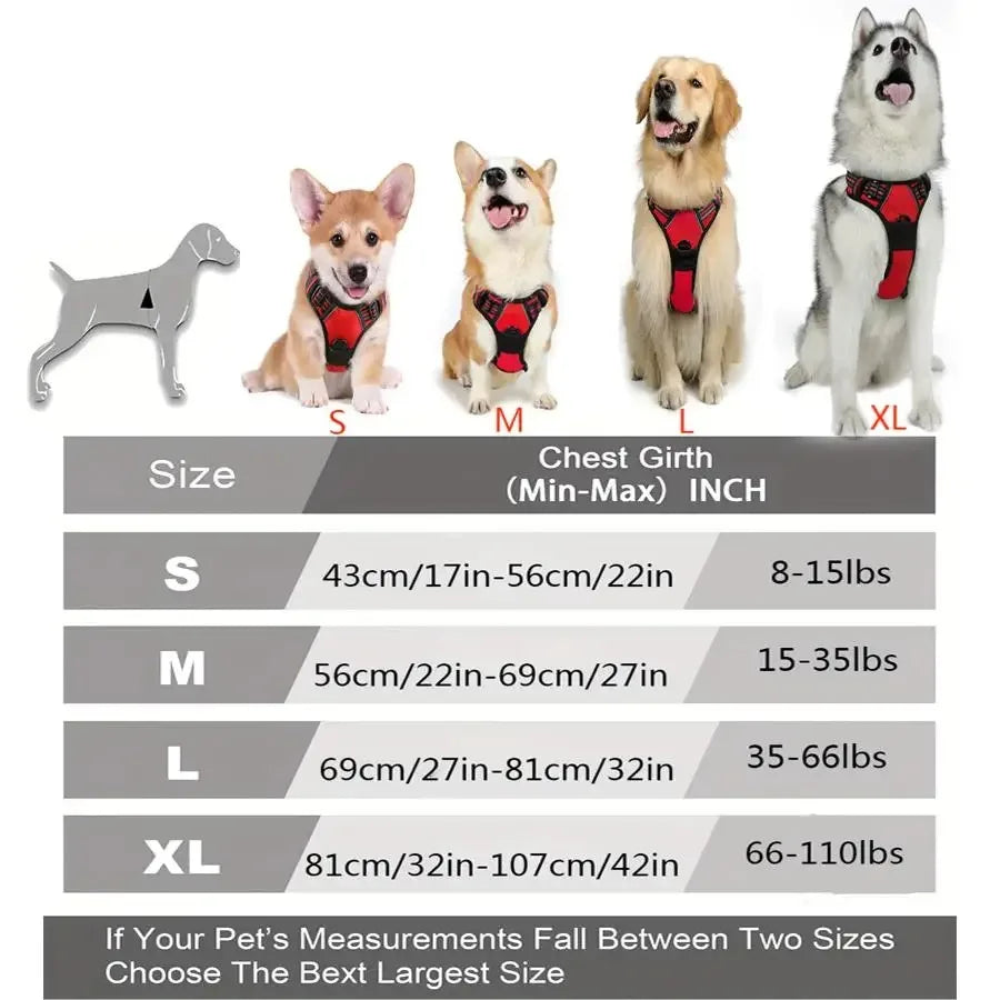 Dog Collars Harness, Big Vests Leash   for Dogs and  Puppy Medium Small Set
