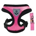 Dog and Cat Harness Walking Lead Leash | Polyester Adjustable Mesh  Vest For Small/Medium Size Pet