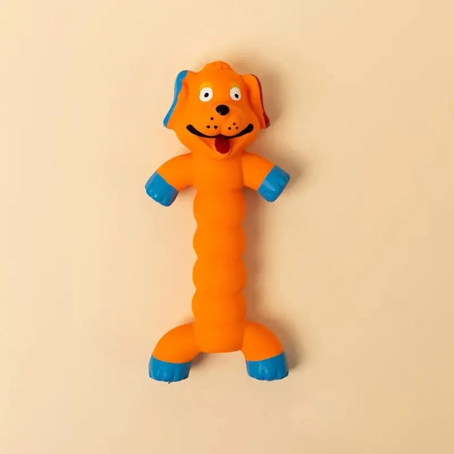 Dog Squeaky Toy | Latex Teeth Cleaning Chew Toy | Self-Play Interactive Durable Chewing Toys