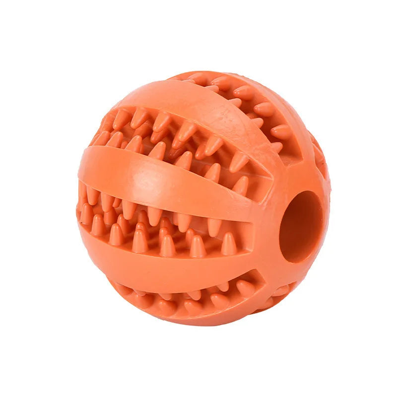Interactive Rubber Ball | Puppy Chewing Toys | Tooth Cleaning Ball | Treat Feeder Silicone Toy For and Dogs
