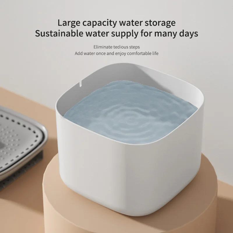 3L Cat Water Fountain Auto Recirculate Filter | Large Capacity | USB Electric Mute Cats Water Dispenser