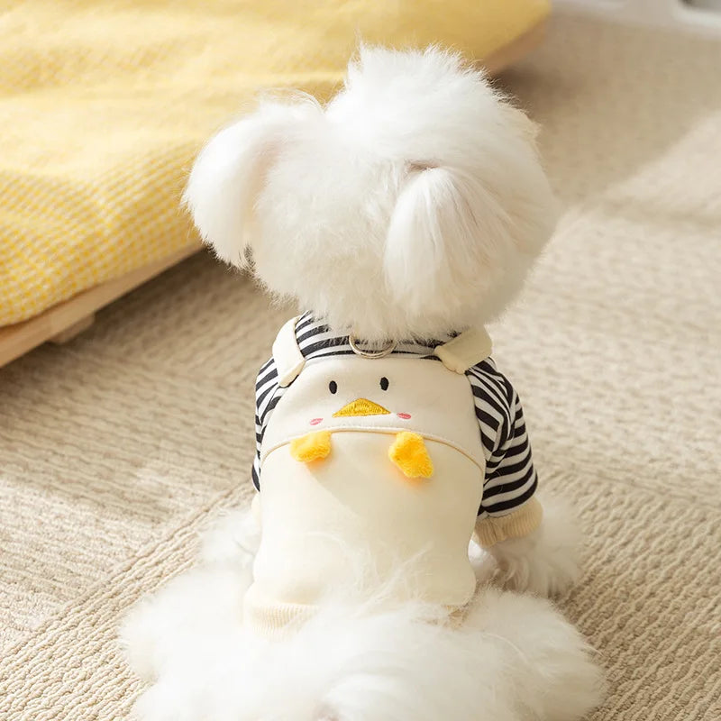 Winter Dog Clothes | Cute Cartoon Dog Warm Hoodie Sweatshirt | Dog Costume Outfits