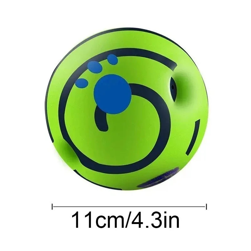 Wobble Wag Giggle Glow Ball Interactive Dog Toy | Fun Giggle Sounds Ball When Rolled or Shaken