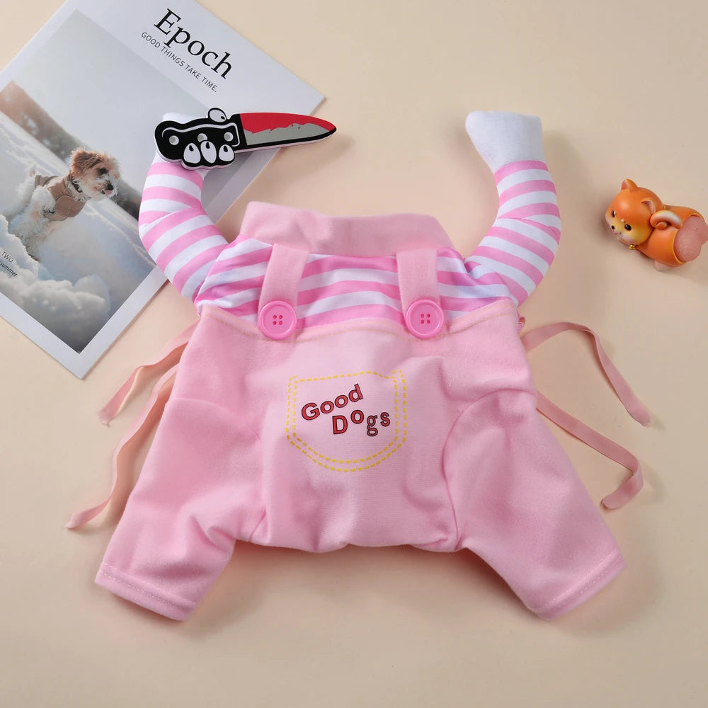 Halloween Funny Dog Clothes For Small/Medium/Large Dogs & Cat | Cosplay Dress Up  Pullover  Costume Party Outfits