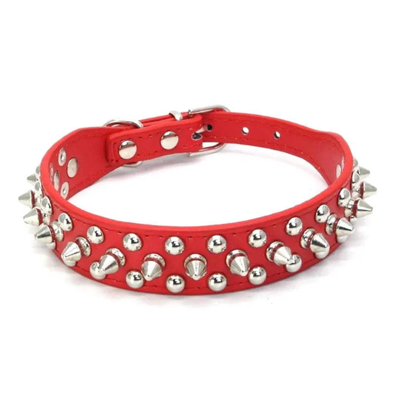 High Quality Dog Rivet Collar and Leash Set | Anti Bite  Collars for Medium Large Dogs
