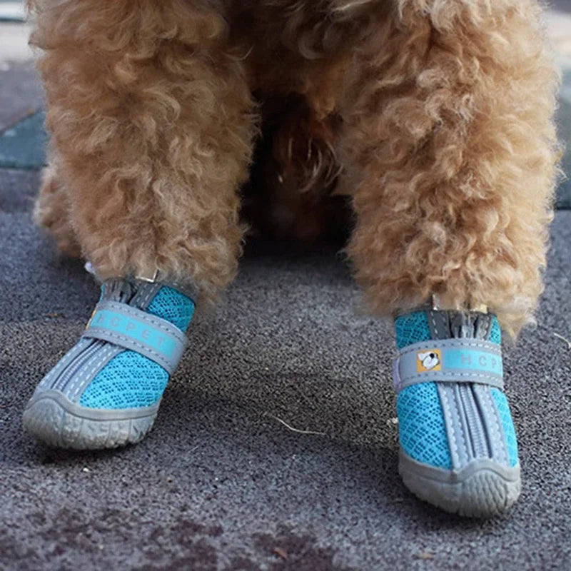 Dog Shoes Non-Slip Soles | Thick Plush  Paw Protection  Shoes Warm For Dog |  Breathable Climbing Pet Booties