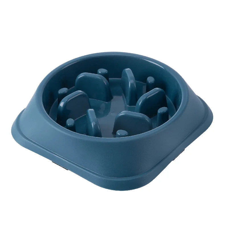 Pet Cat And Dog Slow Food Bowl, Anti-choking Thickened And Non-slip Multiple Colors and Shapes
