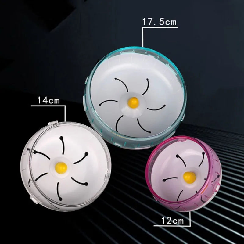 Hamster Running Wheel Toys, Cage Exercise Wheel Silent Spinners for Small Pet Hamsters, Mice, Rat, Gerbils