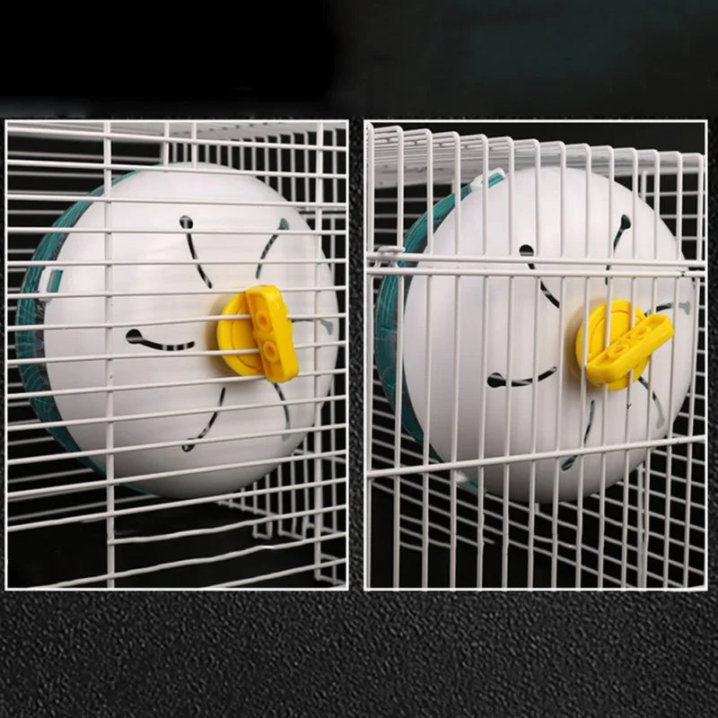 Hamster Running Wheel Toys, Cage Exercise Wheel Silent Spinners for Small Pet Hamsters, Mice, Rat, Gerbils