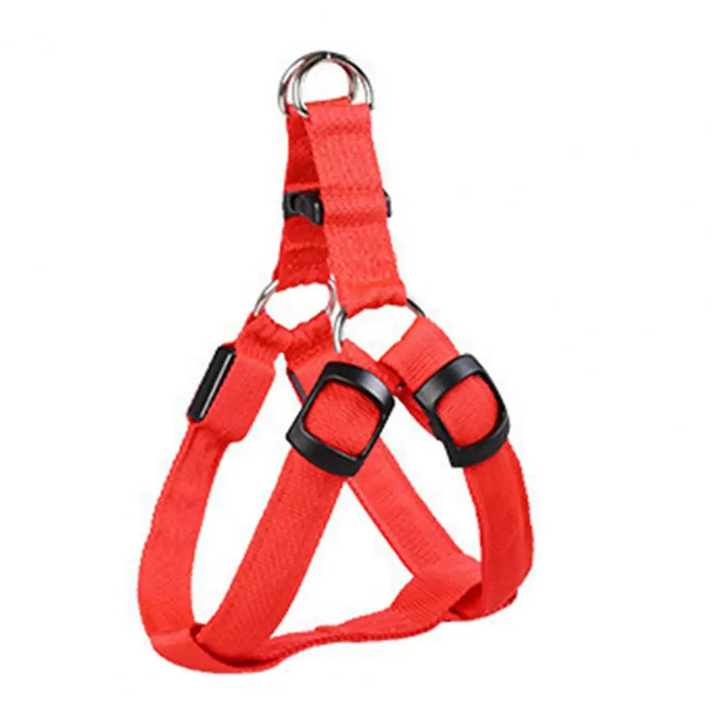 Adjustable LED Harness USB Rechargeable | Light Up Dog Harness | Glow-in-The-Dark Safety Vest | For Small Medium Dogs Pets Arnes