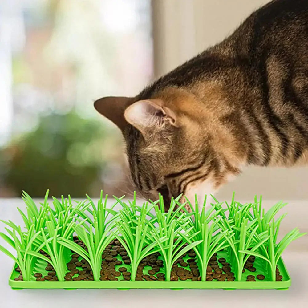 Pets slow feeder Silicone Grass Mat Dogs Snuffle Pad, Cats Licking Pad Non-slip
