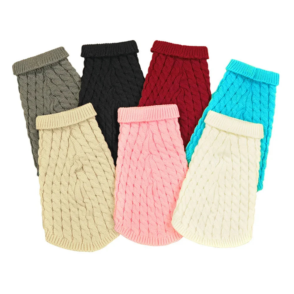 Warm Knitted Sphynx Cat Winter Sweater Pet Clothes for Cats  Pullovers