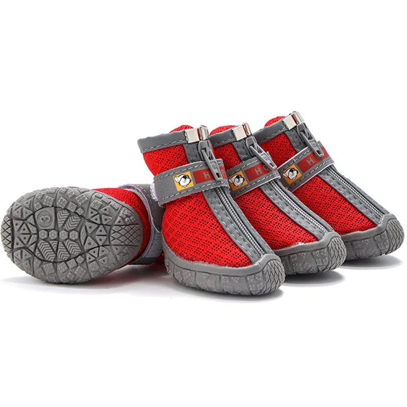 Dog Shoes Non-Slip Soles | Thick Plush  Paw Protection  Shoes Warm For Dog |  Breathable Climbing Pet Booties
