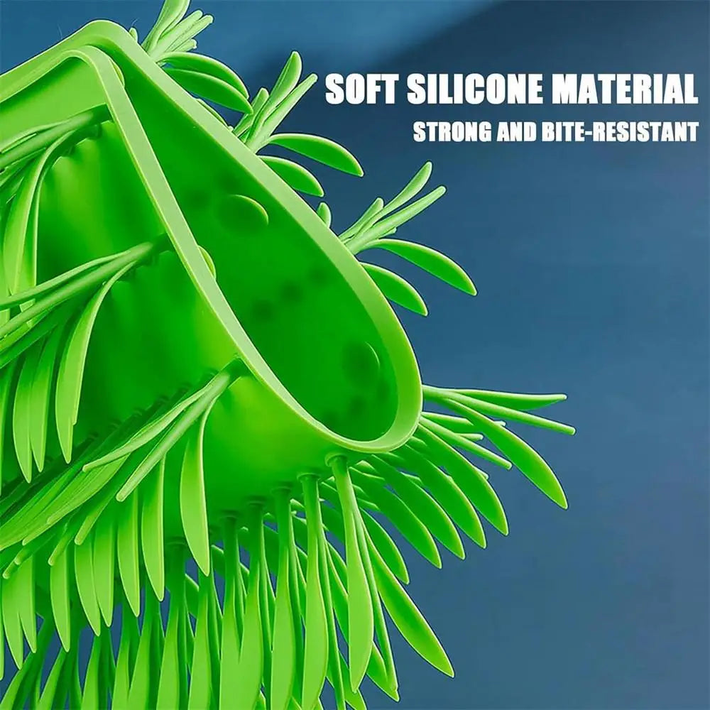 Pets slow feeder Silicone Grass Mat Dogs Snuffle Pad, Cats Licking Pad Non-slip