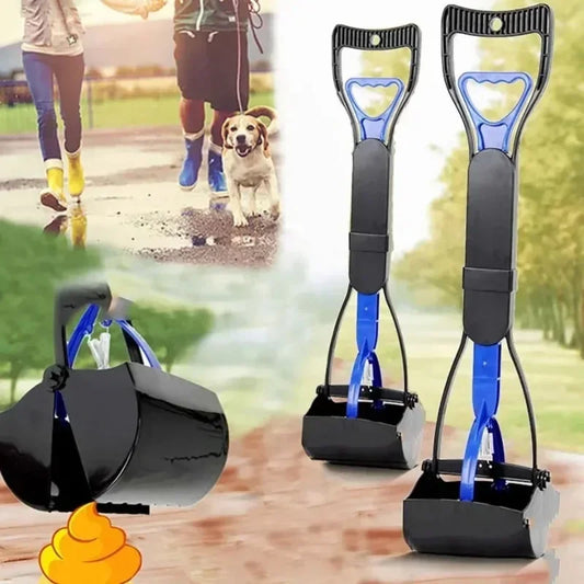 Dog Poop Grabber/Scooper Long Handle Large Folding Design  Cleaning Tool Pet Supply