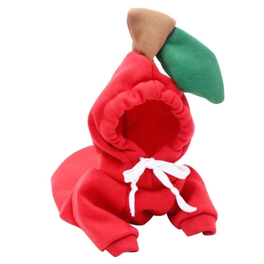 Cute Fruit Dog Clothes for Small Dogs | Hoodies Warm Fleece  Christmas Costume Coat for Dogs And Cats