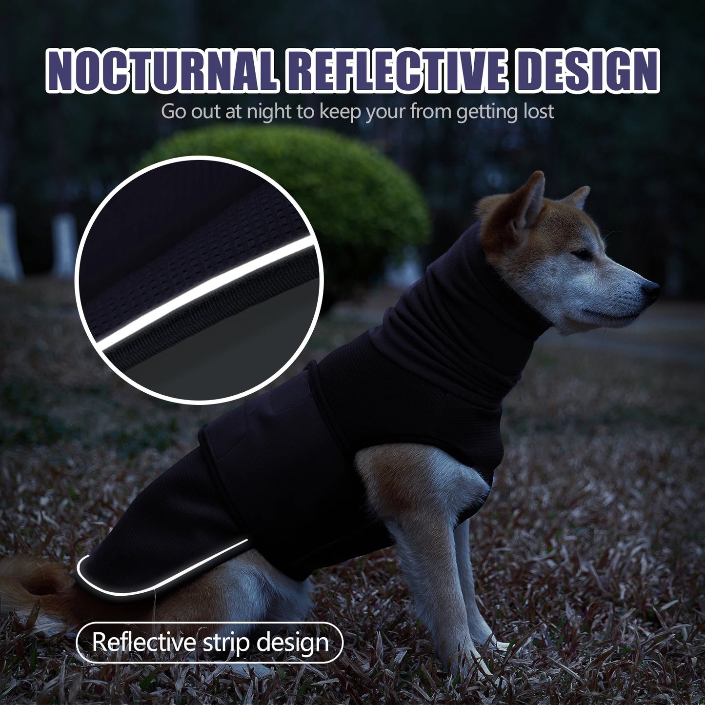 Anxiety Vest and Coat-Keep Pet Calm, Jacket for Thunder, Fireworks, Anti Anxiety Vest for Dogs and Cat Body and Ear
