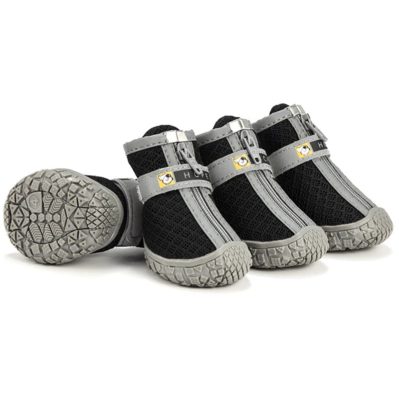 Dog Shoes Non-Slip Soles | Thick Plush  Paw Protection  Shoes Warm For Dog |  Breathable Climbing Pet Booties