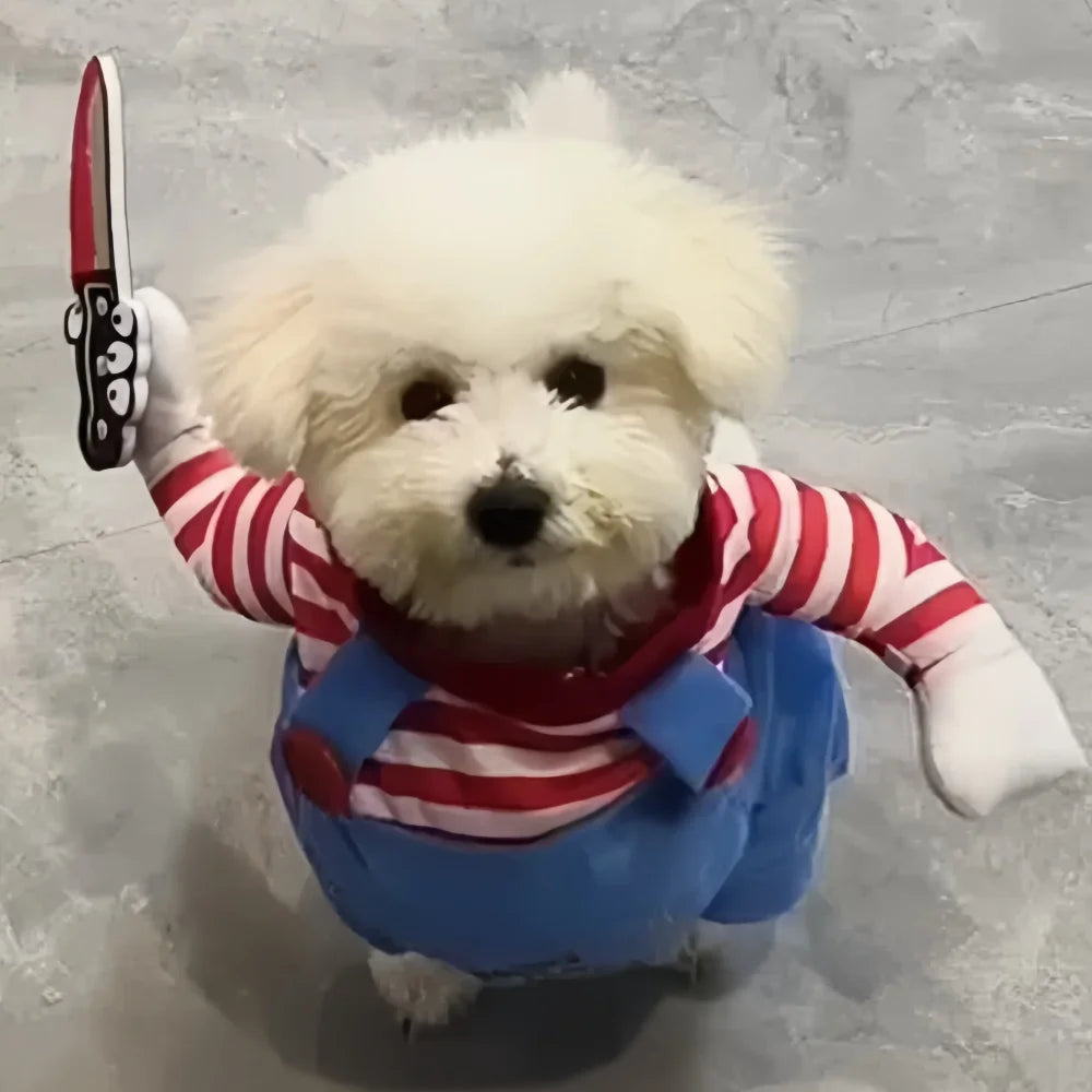 Halloween Funny Dog Clothes For Small/Medium/Large Dogs & Cat | Cosplay Dress Up  Pullover  Costume Party Outfits