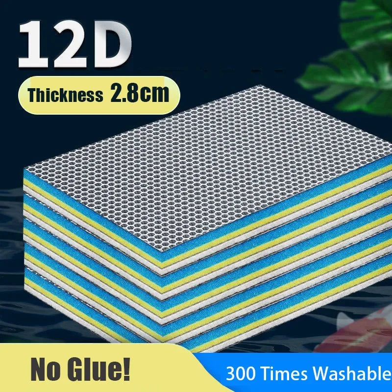 12D 8D Aquarium Filter Bio Sponge | Fish Tank Filter Media No Glue | Foam Cotton Skimmer Aquarium Water Filtration