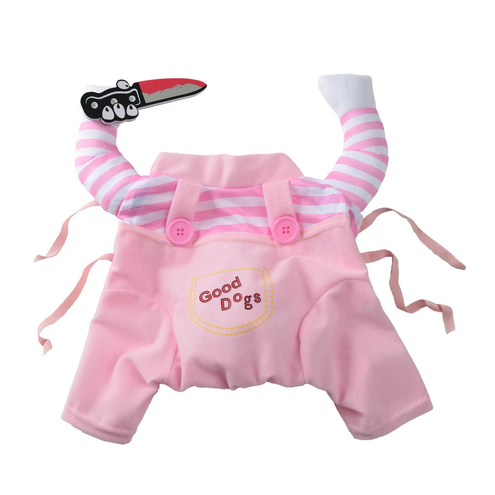 Halloween Funny Dog Clothes For Small/Medium/Large Dogs & Cat | Cosplay Dress Up  Pullover  Costume Party Outfits