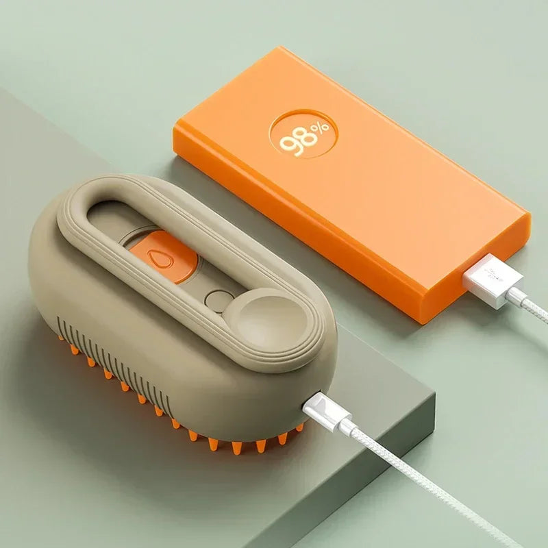 Upgraded Pet Spray Grooming Comb Steamy Floating Hair Removal Cleaning Brush Styling for Dogs & Cats Accessories