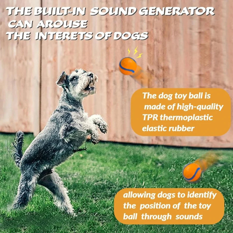 Dog Toy Bouncy Bite Resistant Solid | Rubber Chewing Toy for Outdoor Throwing and Retrieve,Without Battery