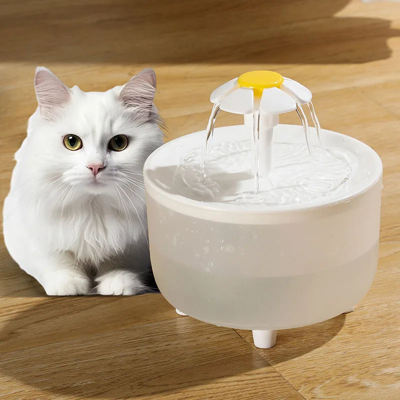 USB Electric Mute 1L Pet Water Fountain Automatic  Water Dispenser For Cats
