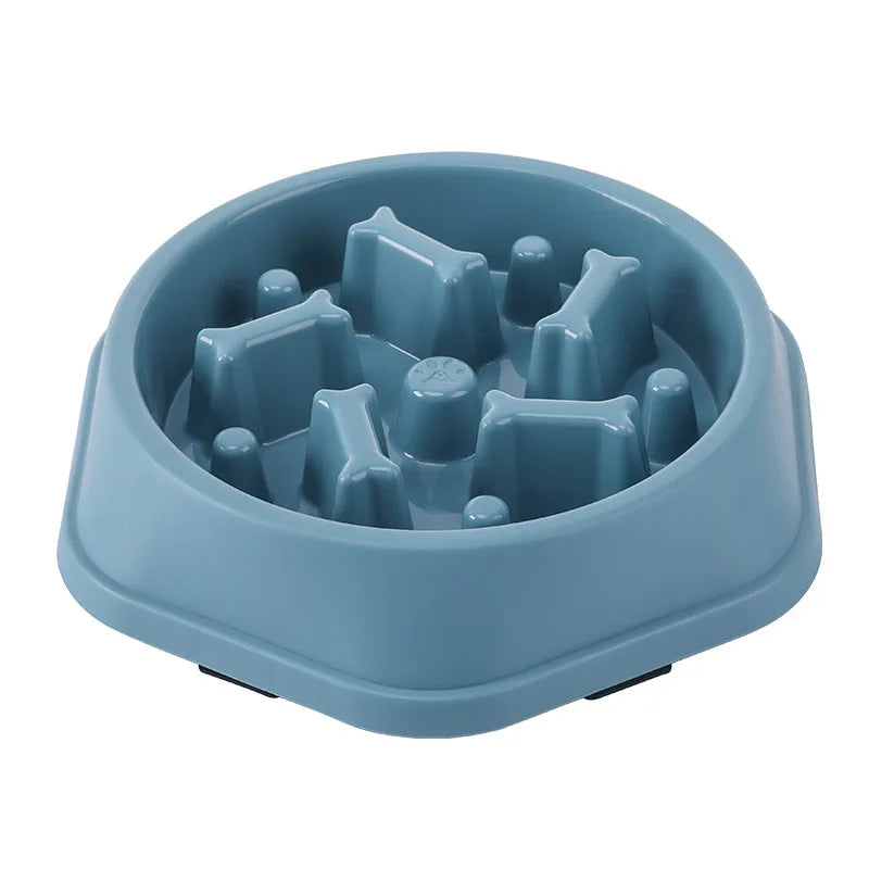 Pet Cat And Dog Slow Food Bowl, Anti-choking Thickened And Non-slip Multiple Colors and Shapes