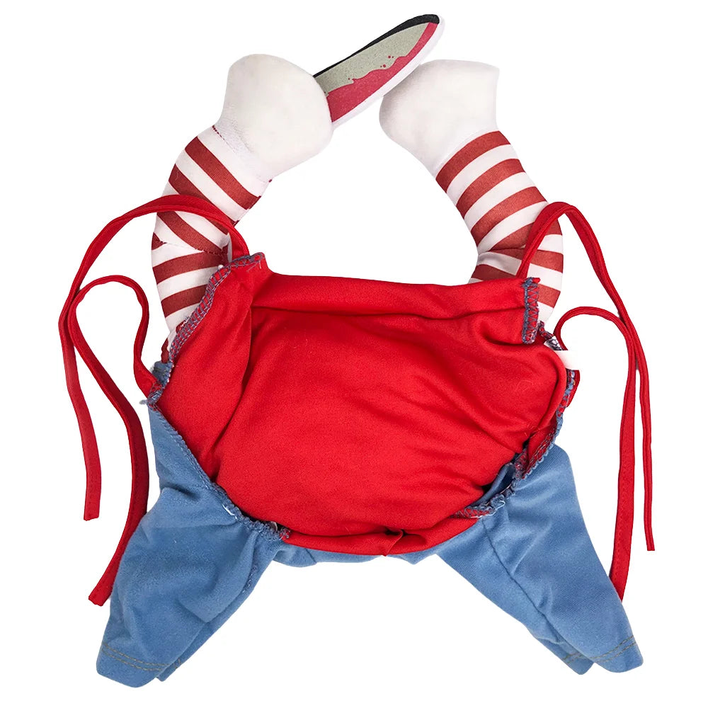 Halloween Cosplay Costumes For Small Medium Dog/ Cats Creative Pet Party Jumpsuits Soft Warm  Coat