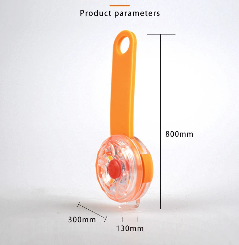 LED Pet Dog/Cat Collar Pendant | Night Safety Cat Luminous Light IPX7 Waterproof Flashing Harness With Light for Dog and Cat