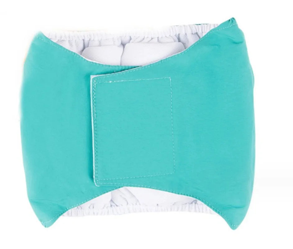 Reusable Male Dog Belly Bands, Washable & Adjustable Diapers, Anti-Mating Harassment, Estrus Safety Pants with Absorbent Layer