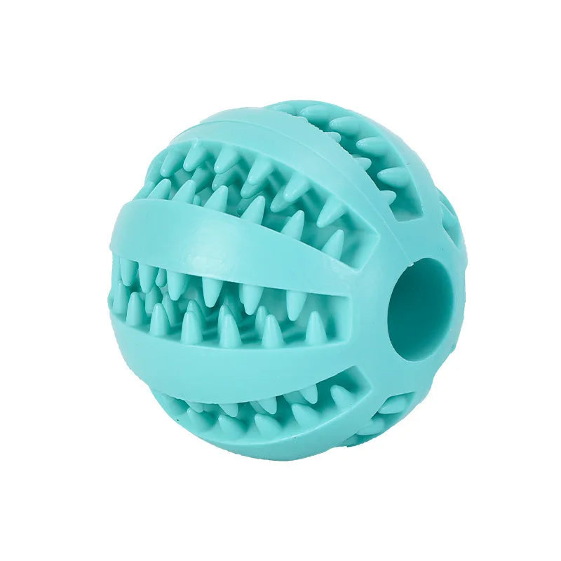 Interactive Rubber Ball | Puppy Chewing Toys | Tooth Cleaning Ball | Treat Feeder Silicone Toy For and Dogs