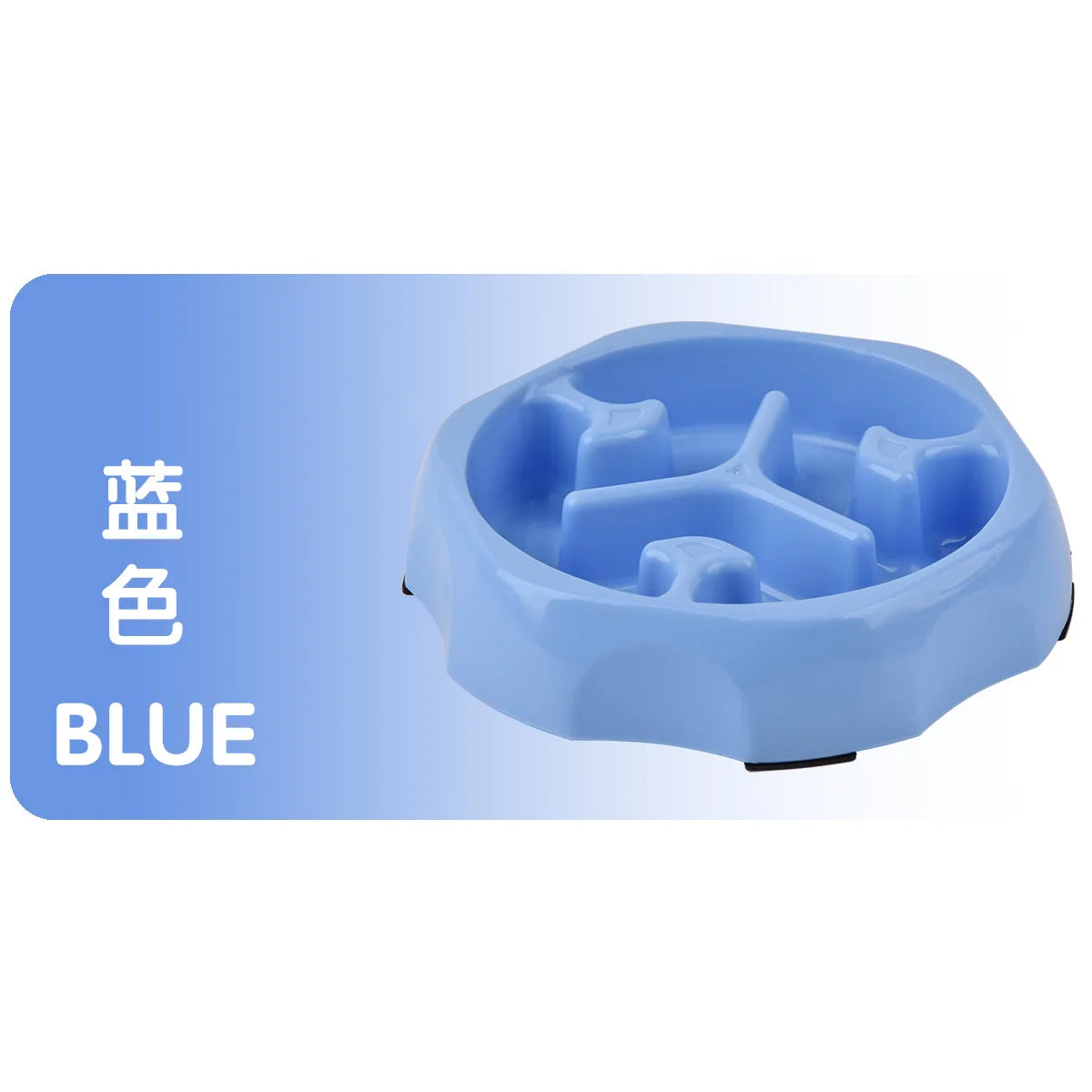 Slow Feeder  Bowl Anti-choking Plastic Dog and Cat Puzzle Food Bowl, For Anxiety Relief
