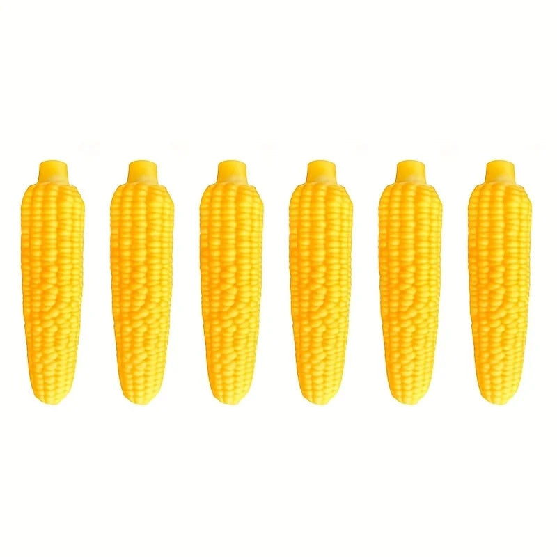 Indestructible Heavy-Duty Rubber Bone Corn Grain Texture for Medium Large Dogs Puppies Powerful Chewers Dental Care