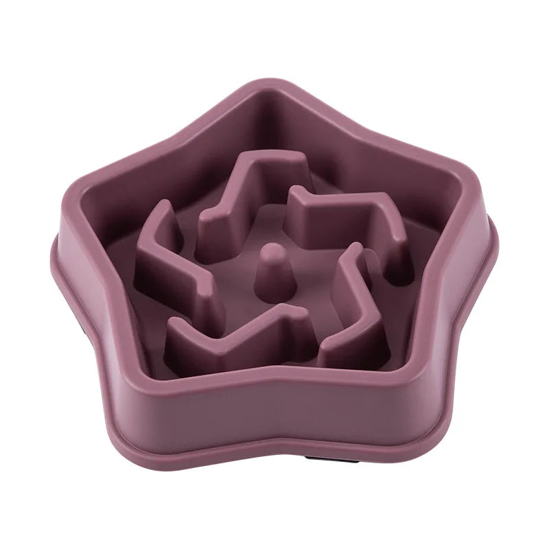 Pet Cat And Dog Slow Food Bowl, Anti-choking Thickened And Non-slip Multiple Colors and Shapes
