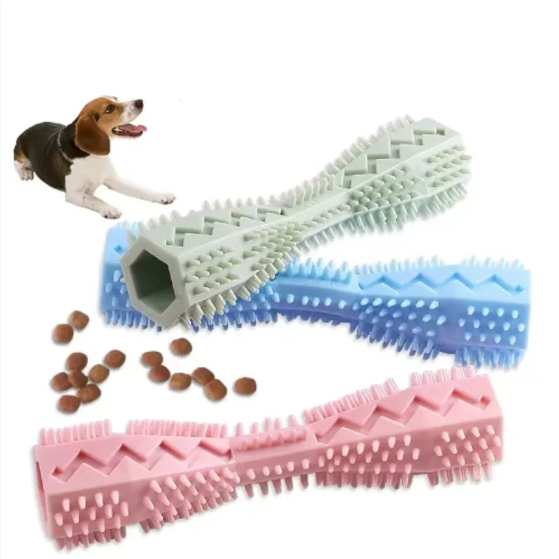 Puppy Teething Toy | Dog Chew Stick Bite Resistant | Leak Proof Food Dispenser | Teeth Cleaner  for Small Dogs