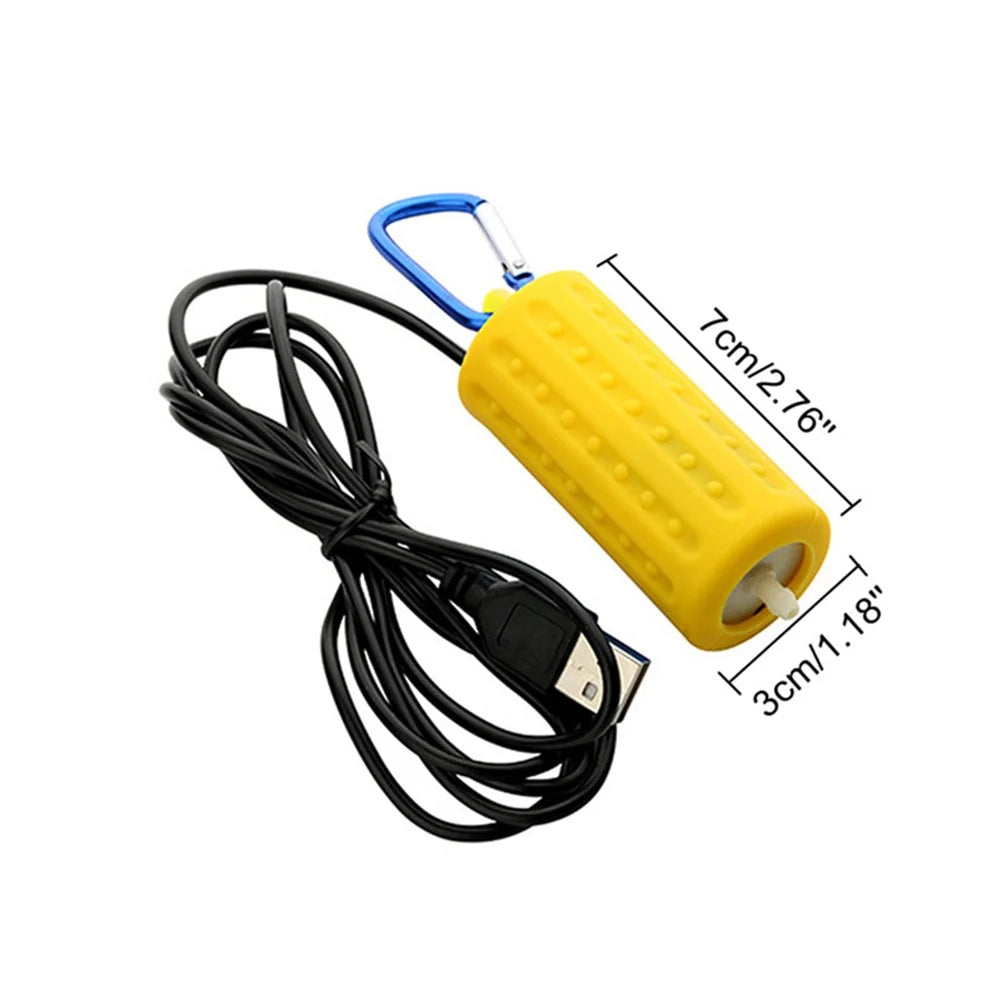 Aquarium Air Pump | Small USB Portable Motor | Energy Saving