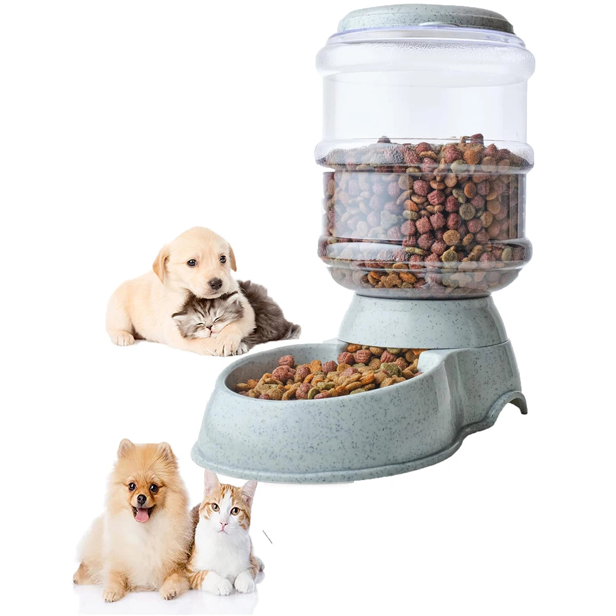 Automatic Water Dispenser Large Capacity, Small Dog and Cat Food /Water Dispenser