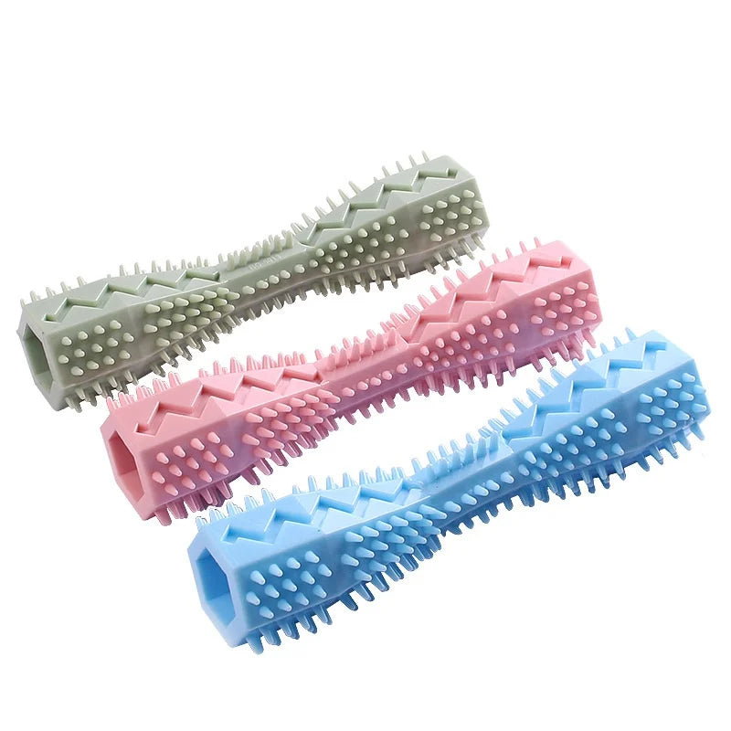 Puppy Teething Toy | Dog Chew Stick Bite Resistant | Leak Proof Food Dispenser | Teeth Cleaner  for Small Dogs