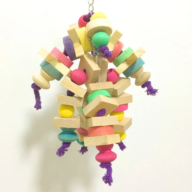 Bird Toy Chewing/Bite | Cage Hanging Swing | Climbing/Standing Branches Toys