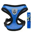 Dog and Cat Harness Walking Lead Leash | Polyester Adjustable Mesh  Vest For Small/Medium Size Pet