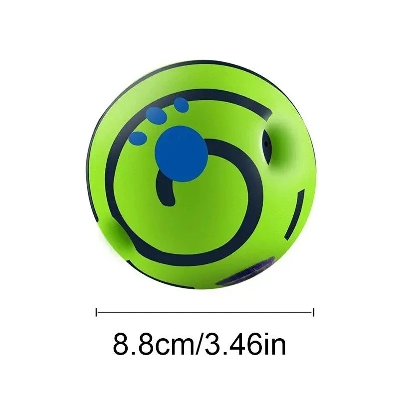 Wobble Wag Giggle Glow Ball Interactive Dog Toy | Fun Giggle Sounds Ball When Rolled or Shaken