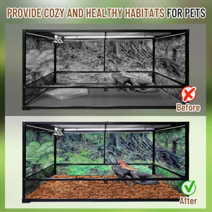 【Spot goods】10LB Coconut Chip Substrate for Reptiles | 72 Quart Coconut Fiber Substrate | Coco Chips Substrate Coconut Husk Bedding