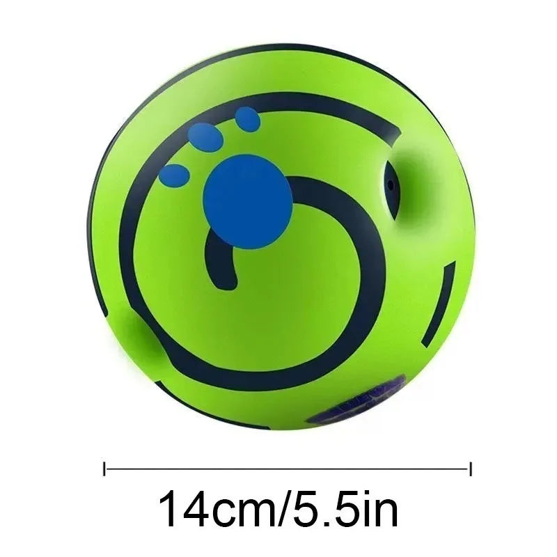 Wobble Wag Giggle Glow Ball Interactive Dog Toy | Fun Giggle Sounds Ball When Rolled or Shaken