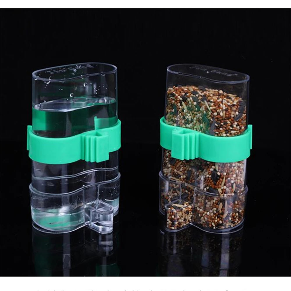 Bird Feeder Large Plastic Automatic |Parrot Drinking Cup Pet Bird Supplies Water Dispenser